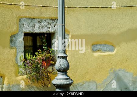 The ancient village of Monteleone Rocca Doria, the smallest center of Sassari, in north-western Sardinia, a suggestive medieval village, Italy Stock Photo