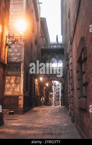 Barcelona Citutat Vella Stock Photo