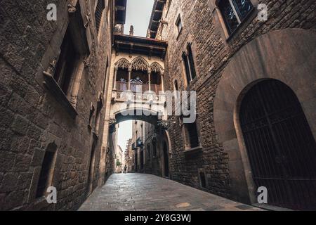 Barcelona Citutat Vella Stock Photo