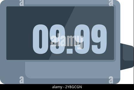 Digital taxi counter showing price for client in city at night Stock Vector
