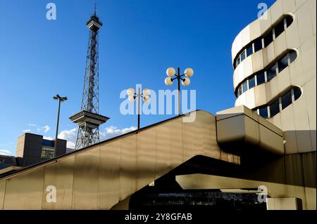 Berlin, Radio tower Funkturm, waves, signal radio tower architecture Berliner Funkturm, radio, signal, tower, architecture, Westberlin, Stock Photo