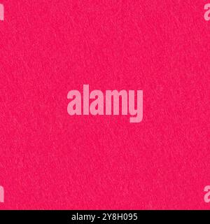 Red felt texture on macro. Seamless square background, tile ready. High resolution photo. Stock Photo