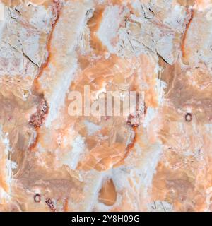 Onyx, unique texture of natural stone. Seamless square background, tile ready. High resolution photo. Stock Photo