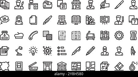 Comic icons High-Quality Vector Icons Collection with Editable Stroke. Ideal for Professional and Creative Projects. Stock Vector