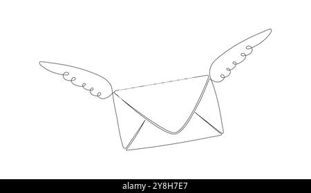 Day themes, wedding invitations, or any romantic concept, this AI-generated illustration blends simplicity with emotion, representing love in a unique Stock Vector