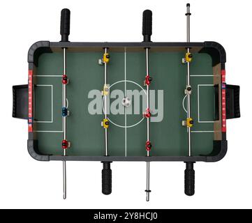 Table football game isolated on white background Stock Photo