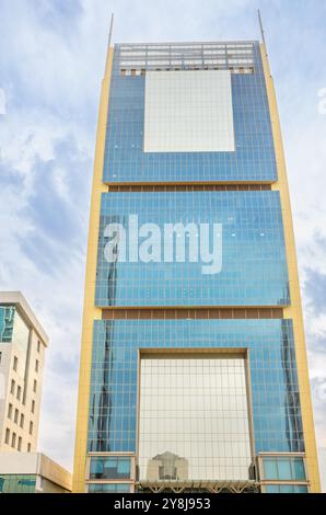 Glass Building Riyadh Modern Glass Tower in Olaya District Early in The Morning In Riyadh ...