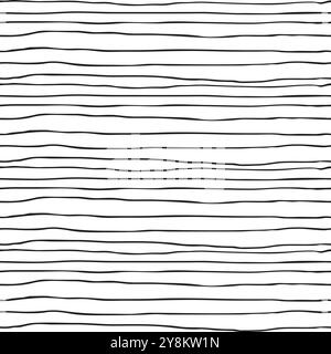 black-hand-drawn-seamless-patterns Stock Vector