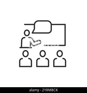 Presentation Icon Stock Vector