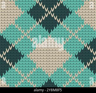 seamless-knit-textures Stock Vector