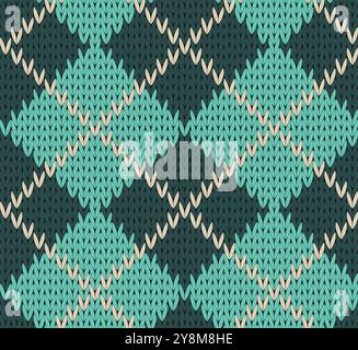 seamless-knit-textures Stock Vector