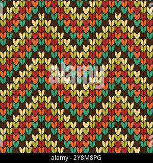 seamless-knit-textures Stock Vector