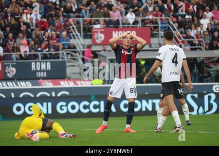 Bologna, Italia. 06th Oct, 2024. Bologna's Giovanni Fabbian during the Italian Enilive Serie A soccer match between Bologna f.c. and Parma Calcio at the Dall'Ara Stadium, Bologna, northern Italy, Sunday, October 06, 2024. Sport - Soccer - (Photo Michele Nucci Credit: LaPresse/Alamy Live News Stock Photo