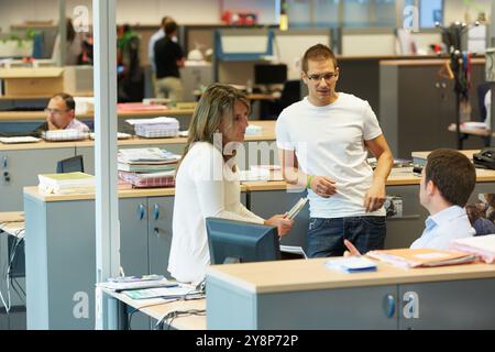Team of business executives, Office, Innovation Strategies, Tecnalia Research & Innovation, Basque Country, Spain. Stock Photo