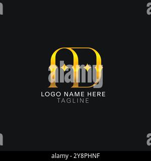 Initial AD Letter Logo With Creative Modern Business Typography Vector Template. Creative Gradient AD Logo Vector. Stock Vector
