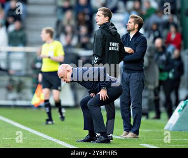 Viborg, Denmark. 06th Oct, 2024. AGF's head coach Uwe Rösler in the Superliga match between Viborg FF and AGF at Energi Viborg Arena, Sunday, October 6, 2024. (Photo: Henning Bagger/Ritzau Scanpix) Credit: Ritzau/Alamy Live News Stock Photo