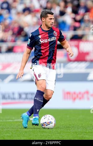 Bologna, Italy. 06th Oct, 2024. Remo Freuler of Bologna FC during the Serie A Enilive match between Bologna FC and Parma Calcio 1903 at Stadio Renato Dall'Ara on October 06, 2024 in Bologna, Italy. Credit: Giuseppe Maffia/Alamy Live News Stock Photo