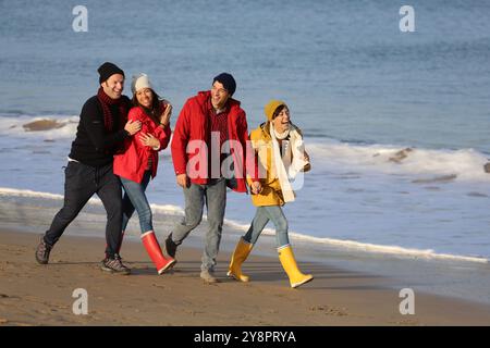 Lifestyles, Hendaya Beach. Stock Photo