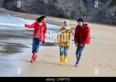 Lifestyles, Hendaya Beach. Stock Photo