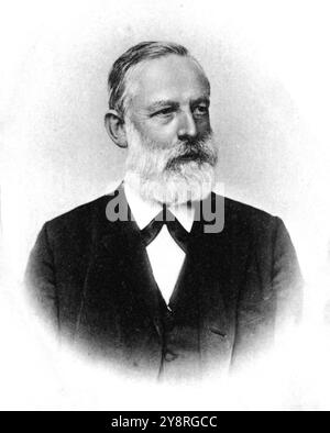 Lothar Meyer, Julius Lothar Meyer (1830 - 1895) German chemist. Stock Photo