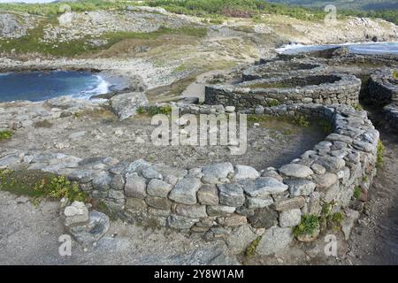 Castro de Barona, Porto Do Son, La Coruna, Galicia, Spain, Europe Stock Photo