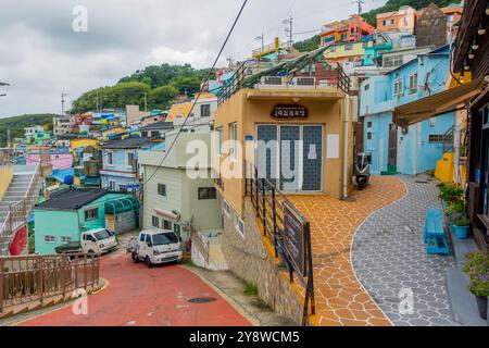 The famous Gamcheon Cultural Village in Busan, South Korea Stock Photo