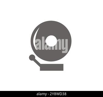 School Bell I vector icon. School, education, equipment Stock Vector
