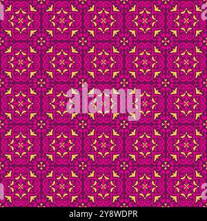 Talavera Pattern Vintage Modern Design. Tile Pattern Stock Vector