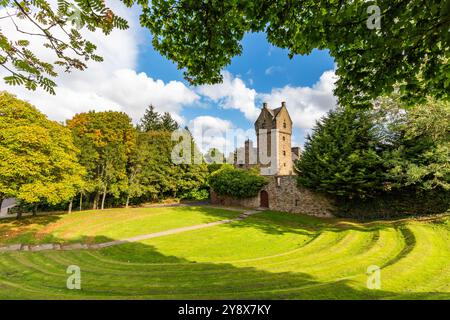 Dundee city, Claypotts Castle, Scotland Stock Photo