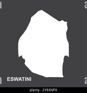map of swaziland region vector illustration symbol design Stock Vector