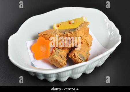 fried Mackerel,Japanese food Stock Photo