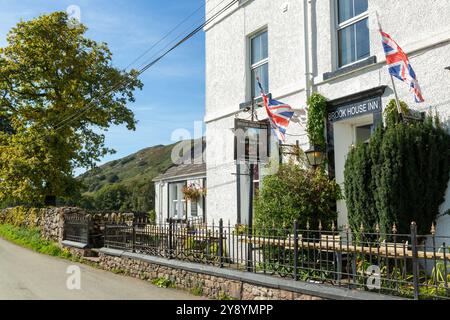 Brook House Inn country pub in Boot Eskdale, Cumbria, Lake District, England Stock Photo