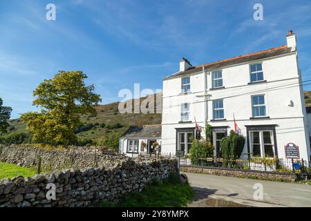 Brook House Inn country pub in Boot Eskdale, Cumbria, Lake District, England Stock Photo