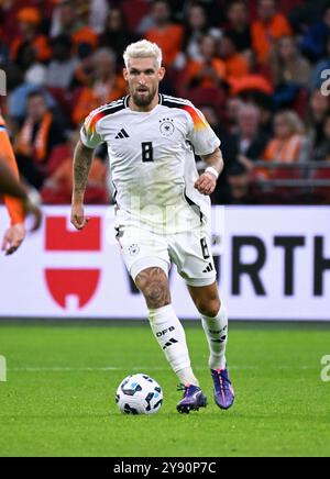 Fussball, LŠnderspiel, Nations League, Johan Cruiijff Arena Amsterdam: Niederlande - Deutschland 2:2; Robert Andrich (GER). Aktion, Einzelbild. Stock Photo