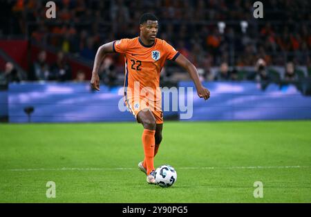 Fussball, LŠnderspiel, Nations League, Johan Cruiijff Arena Amsterdam: Niederlande - Deutschland 2:2; Denzel Dumfries (NED). Aktion, Einzelbild. Stock Photo