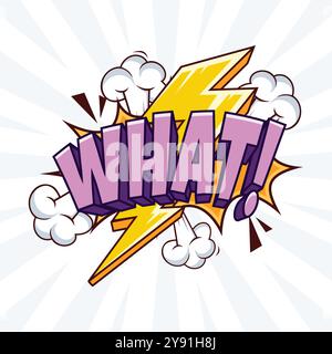 3D Text Comic Cartoon Vector Design Template Stock Vector