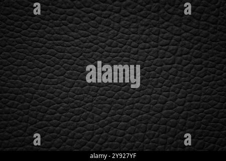 black leather texture, skin surface as dark background Stock Photo