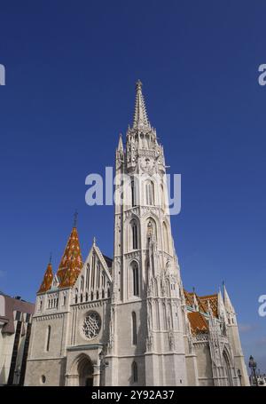 Mátyás-templom, Church of the Assumption of Buda Castle, Matthias Church, Castle District, Budapest, Hungary Stock Photo