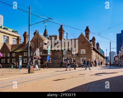 Whitgift Hospital almshouses in the centre of Croydon, South London, England, United Kingdom, Europe Stock Photo