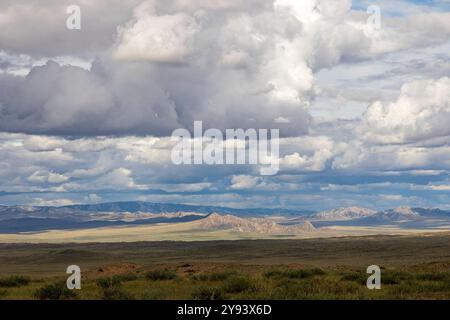 Nature of Eastern Siberia. Ubsunur basin. Republic of Tuva. Russia Stock Photo