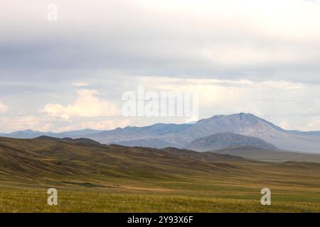 Nature of Eastern Siberia. Ubsunur basin. Republic of Tuva. Russia Stock Photo