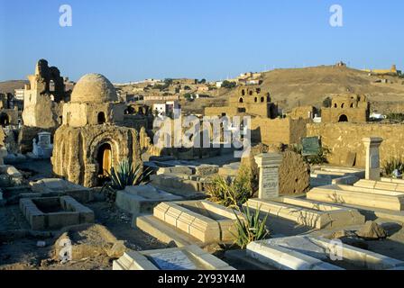 Fatimid Necropolis, Aswan, Egypt, North Africa, Africa Stock Photo