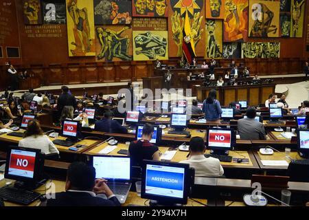 ASAMBLEA PRIMERAVICEPRESIDENCIA Quito October 8, 2024 National Assembly, election of the first Vice-Presidency of the National Assembly API DANIEL MOLINEROS Quito Pichincha Ecuador POL ASAMBLEAPRIMERAVICEPRESIDENCIA 9db392df8cc5dcb56971d5a73450d47d Copyright: xDanielxMolinerosx Stock Photo