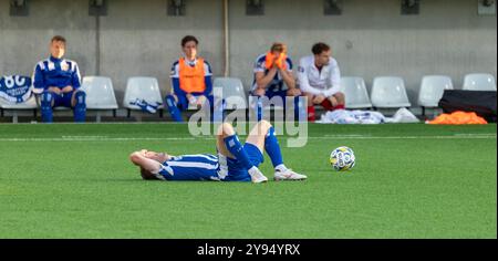 Gothenburg, Sweden, September 15th, 2024. Player in IFK Gothenburg disapointed after 3-3 against BK Häcken. Stock Photo