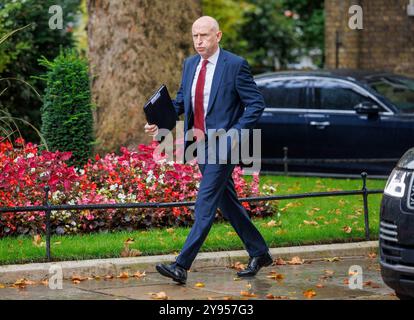 London, UK. 8th Oct, 2024. John Healey, Defence Secretary, at Downing Street for a Cabinet meeting. Credit: Karl Black/Alamy Live News Stock Photo