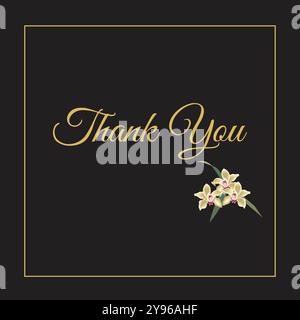 Thank you vector file art illustration Stock Vector