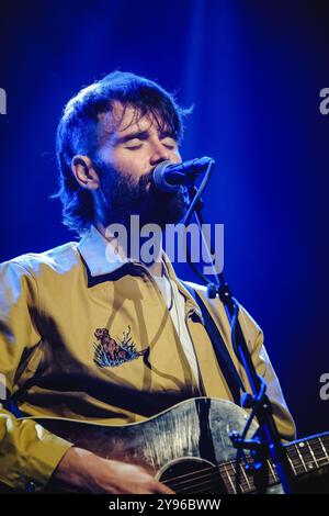 Bern, Switzerland. 06th, October 2024. The English singer, songwriter and musician Tim Gallagher performs a live concert Bierhübeli in Bern. Stock Photo