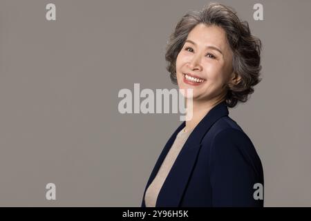 Portrait of senior female entrepreneur Stock Photo