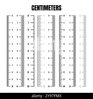 Height measurement symbol. Vertical scale icon. Simple directional ...