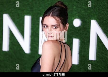 WEST HOLLYWOOD, LOS ANGELES, CALIFORNIA, USA - OCTOBER 08: Charlotte Lawrence arrives at the World Premiere Of Apple TV+ Series' 'Shrinking' Season 2 held at the Pacific Design Center on October 8, 2024 in West Hollywood, Los Angeles, California, United States. (Photo by Xavier Collin/Image Press Agency) Stock Photo